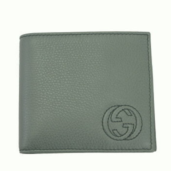 Gucci Soho Leather Bifold Wallet Gray - Picture 1 of 4